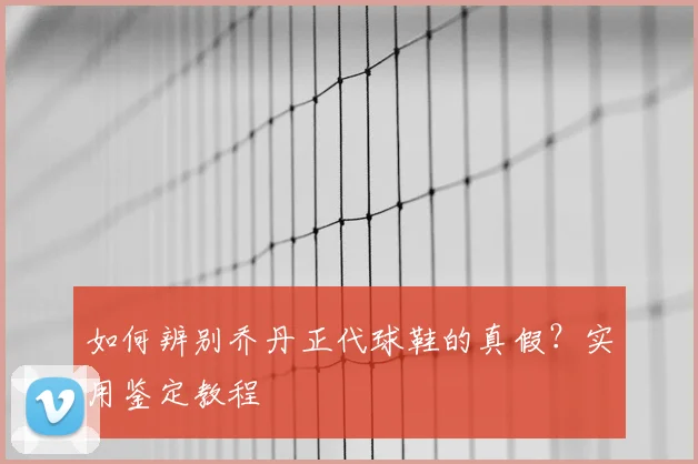 如何辨别乔丹正代球鞋的真假?实用鉴定教程